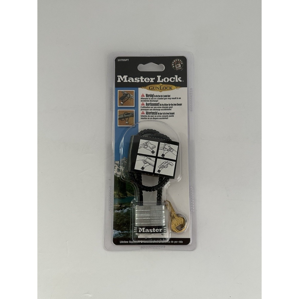 Master Lock Cable Gun Lock & 2 Keys (107KADSPT)